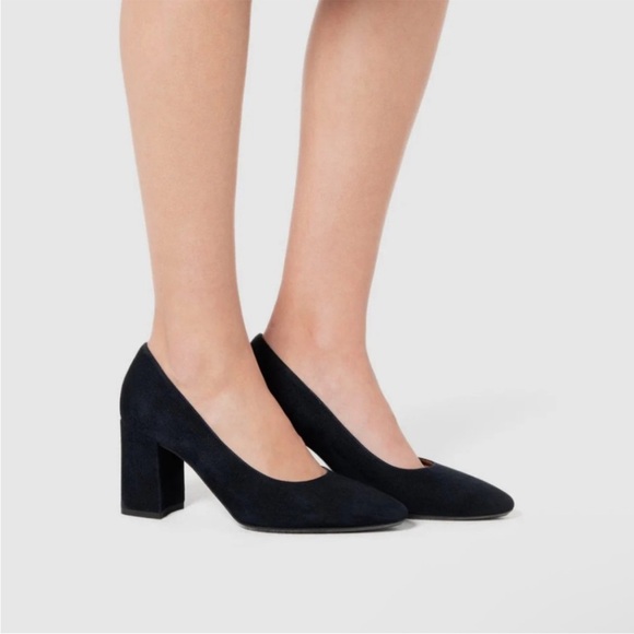 Aquatalia Shoes - NEW AQUATALIA PEONY BLACK SUEDE PUMPS 8